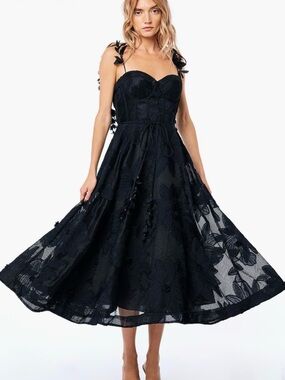 Ciebon Emilia bustier lace Midi Dress cocktail